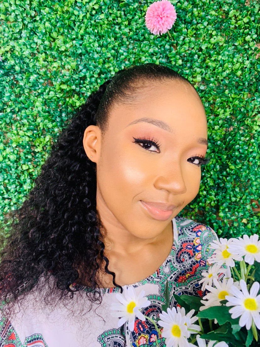 Curly Ponytail | Human Hair Wigs & Focallure | Klex Beauty