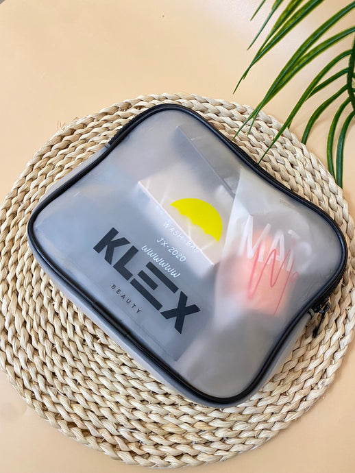 KLEX TRANSLUCENT MAKE UP BAG - SMALL