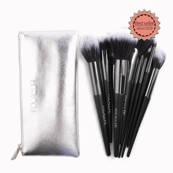 10 Pcs Brushes | Focallure Makeup Brushes | Klex Beauty