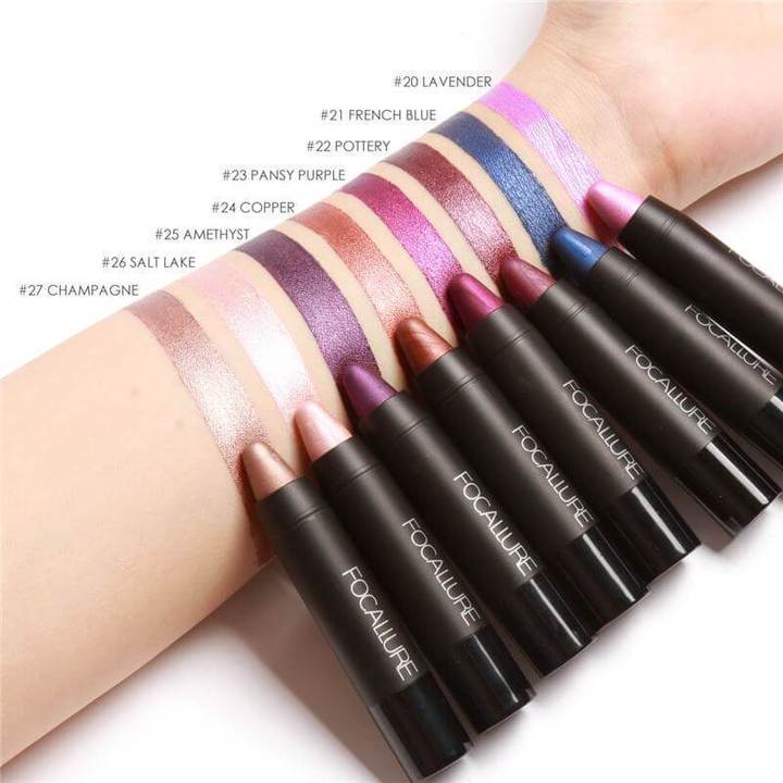 Metallic Lips Crayon  | Human Hair Wigs & Focallure | Klex Beauty