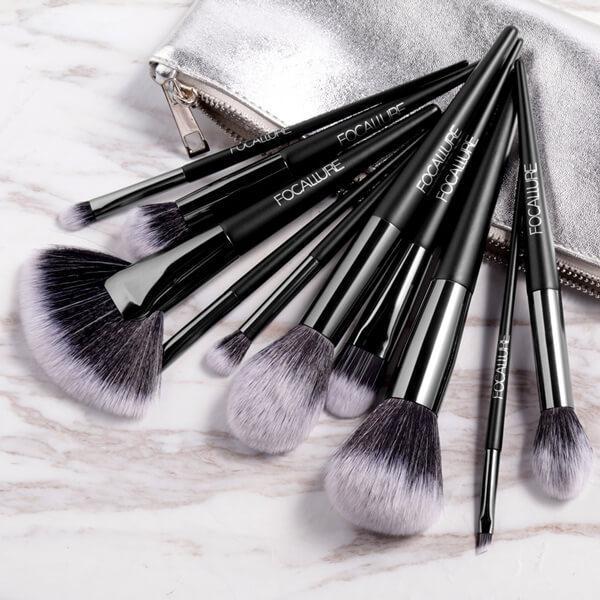 10 Pcs Brushes | Focallure Makeup Brushes | Klex Beauty