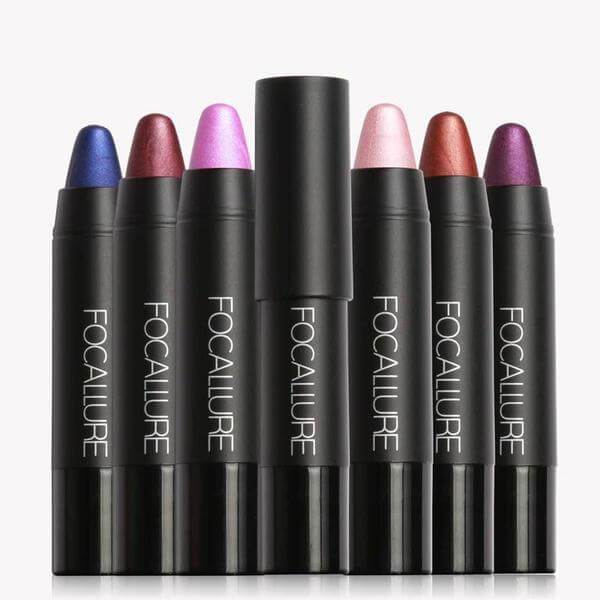 Metallic Lips Crayon  | Human Hair Wigs & Focallure | Klex Beauty