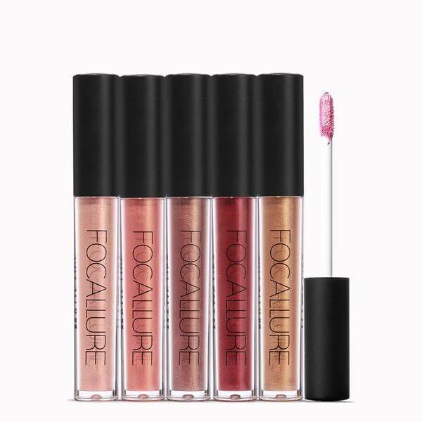 Metallic Liquid Lipstick  | Human Hair Wigs & Focallure | Klex Beauty