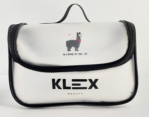 KLEX TRANSLUCENT MAKE UP BAG - LARGE CURVED