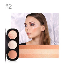 Load image into Gallery viewer, Blush and Highlighter Palette | Human Hair Wigs &amp; Focallure | Klex Beauty